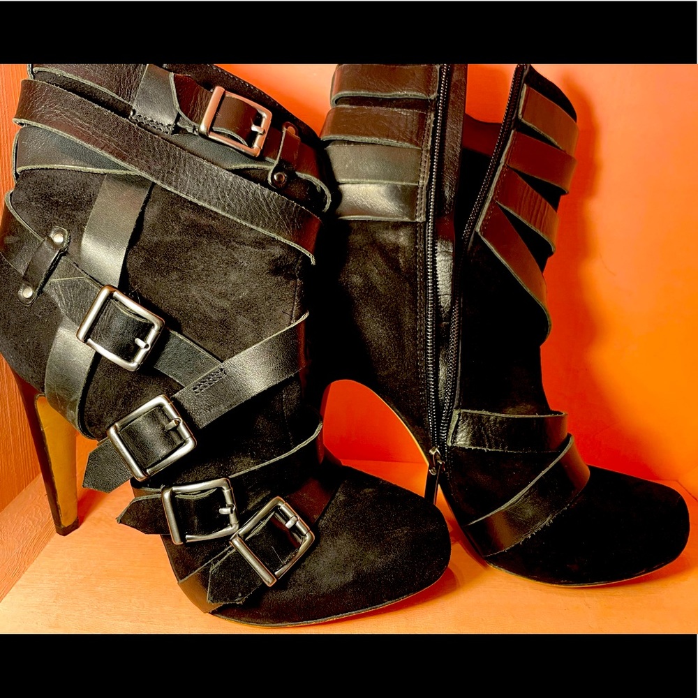 Sam Edelman leather high heel boots